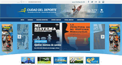 Desktop Screenshot of casadeldeporte.cl